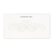 Autographiert durch Autor-Buchzeichen (Vorne)