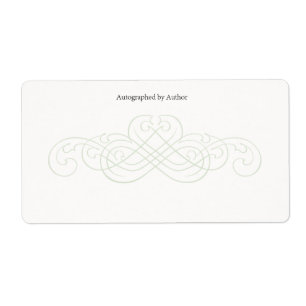 Autographiert durch Autor-Buchzeichen