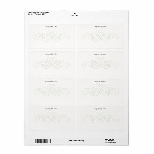 Autographiert durch Autor-Buchzeichen (Vorne)