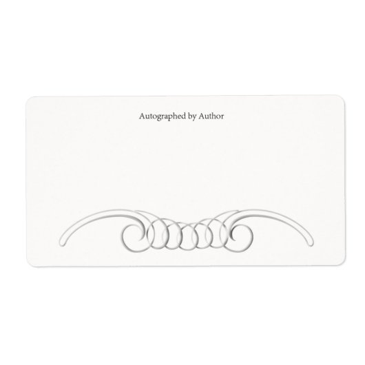 Autographiert durch Autor-Buchzeichen (Vorne)