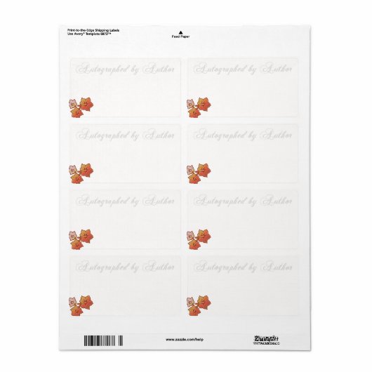 Autographiert durch Autor-Buchzeichen (Vorne)