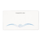 Autographiert durch Autor-Buchzeichen (Vorne)