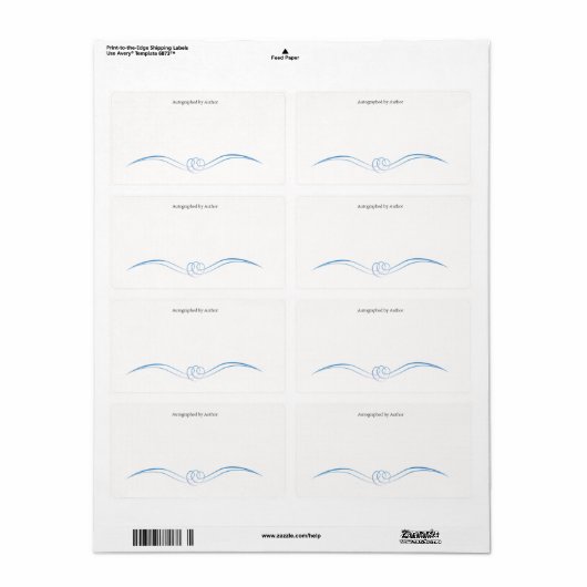 Autographiert durch Autor-Buchzeichen (Vorne)