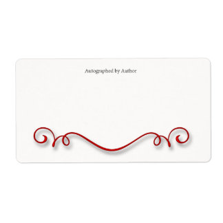 Autographiert durch Autor-Buchzeichen