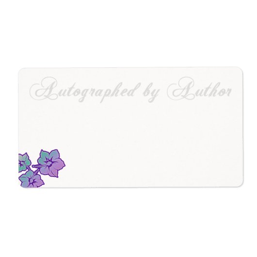Autographiert durch Autor-Buchzeichen (Vorne)