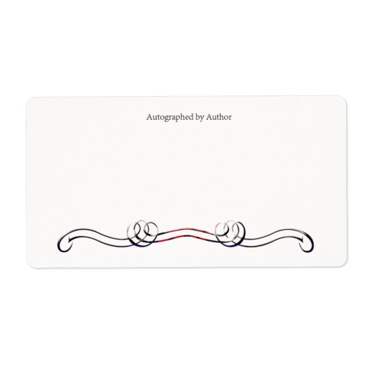 Autographiert durch Autor-Buchzeichen (Vorne)