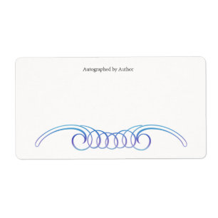 Autographiert durch Autor-Buchzeichen