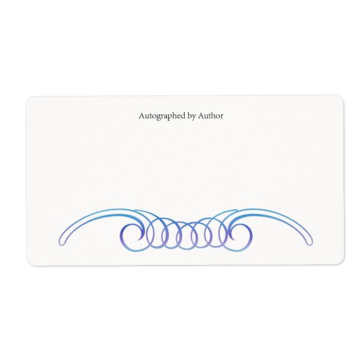 Autographiert durch Autor-Buchzeichen (Vorne)