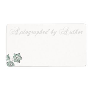 Autographiert durch Autor-Buchzeichen