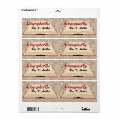 Autographiert mit benutzerdefinierten Etiketten (Vorne)