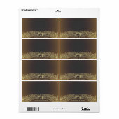 Autographiert von Autor Gold auf braun (Vorne)