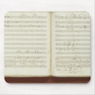 Autographische Kopie 'des magischen Flute Mousepad