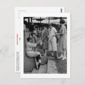 Autographische Leistungsanzeiger Postkarte (Vorne/Hinten)