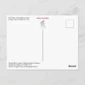 Autographische Leistungsanzeiger Postkarte (Rückseite)