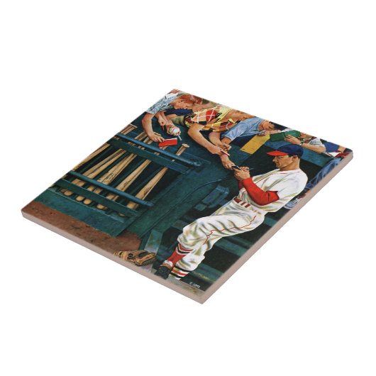 Autographische Sitzung Fliese (Seite)