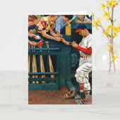 Autographische Sitzung Karte (Gelbe Blume)