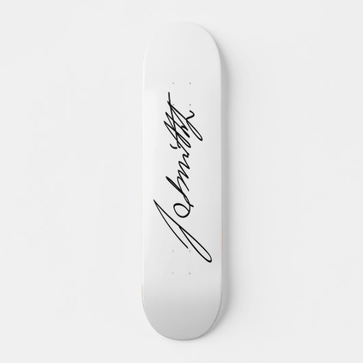 Autographische Unterzeichnung mormonischen Skateboard (Vorne)