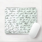 Autographischer Buchstabe von Franz Schubert Mousepad (Mit Mouse)