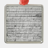 Autographischer Spielberichtsbogen für den Ornament Aus Metall (Vorne)