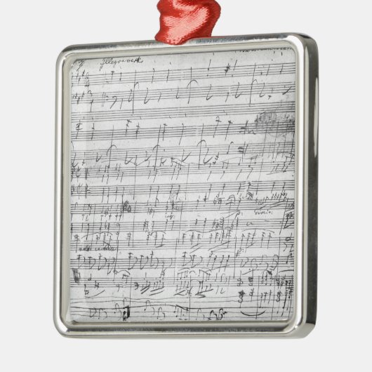 Autographischer Spielberichtsbogen für den Ornament Aus Metall (Links)