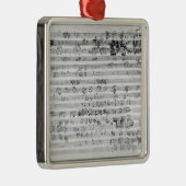 Autographischer Spielberichtsbogen für den Trio-MI Silbernes Ornament (Rechts)