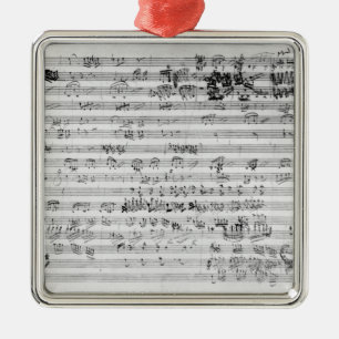 Autographischer Spielberichtsbogen für den Trio-MI Silbernes Ornament