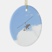 Autogyro im Flug Keramikornament (Rechts)