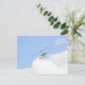 Autogyro im Flug Postkarte (Stehend Vorderseite)