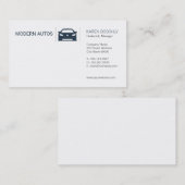 Autohandel | Auto-Wartung Visitenkarte (Vorne/Hinten)