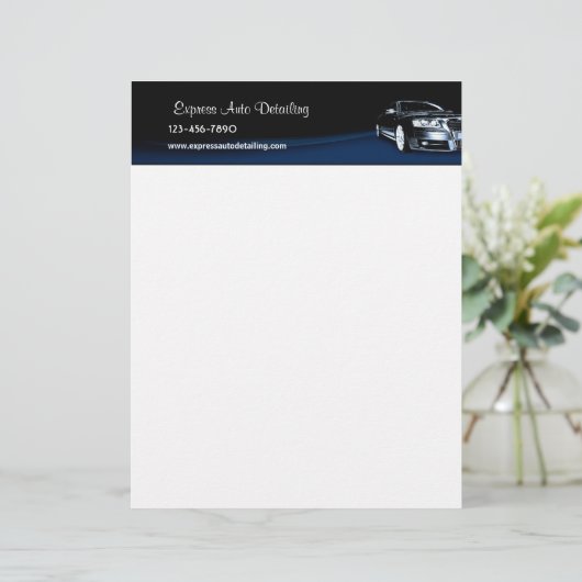 Autohandel Briefbogen (Stehend Vorderseite)