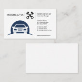 Autohandel | Mechanisches Auto für Autos Visitenkarte (Vorne/Hinten)