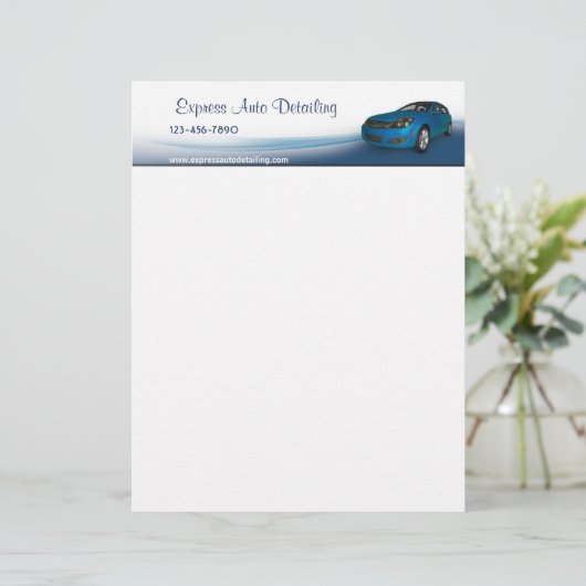 Autohändler Briefkopf (Stehend Vorderseite)