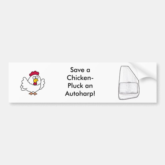 Autoharp Autoaufkleber (Vorne)