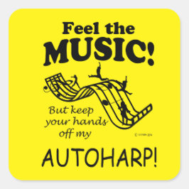 Autoharp fühlen Sie den Aufkleber für den Musik-Pl