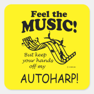 Autoharp fühlen Sie den Aufkleber für den Musik-Pl