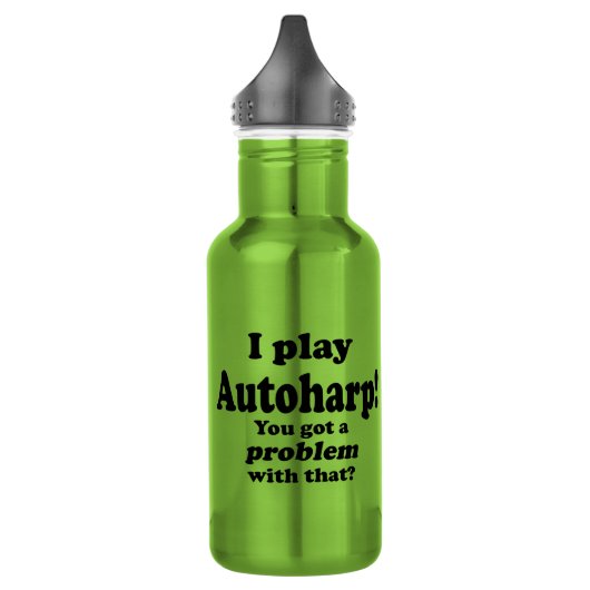 Autoharp got ein Problem damit, Edelstahlflasche (Links)