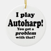 Autoharp got ein Problem damit, Keramik Ornament (Vorne)