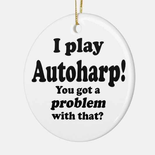 Autoharp got ein Problem damit, Keramik Ornament (Links)