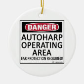 Autoharp Keramik Ornament (Vorne)