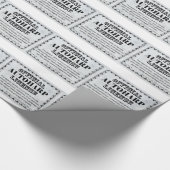 Autoharp-Lizenz Geschenkpapier (Ecke)