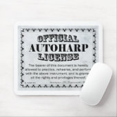 Autoharp-Lizenz Mousepad (Mit Mouse)