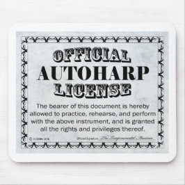 Autoharp-Lizenz Mousepad
