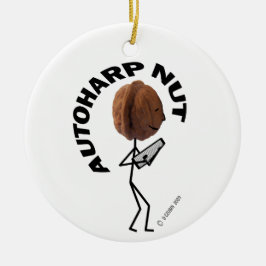 Autoharp Nut! Keramikornament