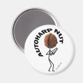 Autoharp Nut Magnet (Vorderseite/Rückseite)
