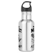 Autoharp spürt die Musik Edelstahlflasche (Vorderseite)