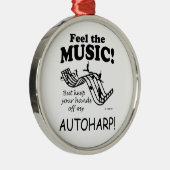 Autoharp spürt die Musik Ornament Aus Metall (Rechts)