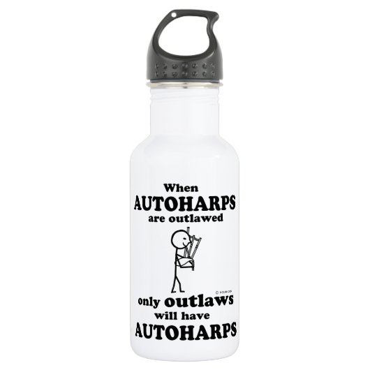 Autoharps verboten edelstahlflasche (Vorderseite)