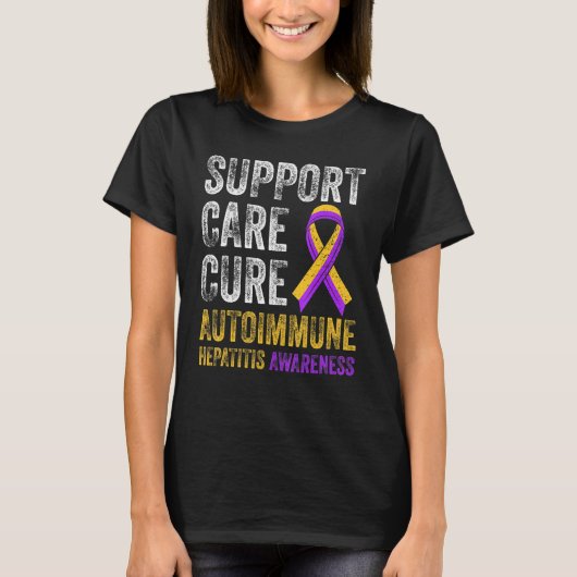 Autoimmune Hepatitis Survivor Warrior 5 T-Shirt (Vorderseite)