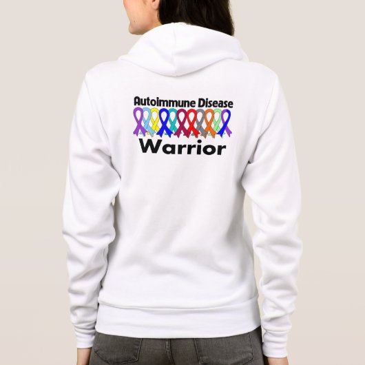 Autoimmunkrankheits-Krieger Hoodie (Rückseite)