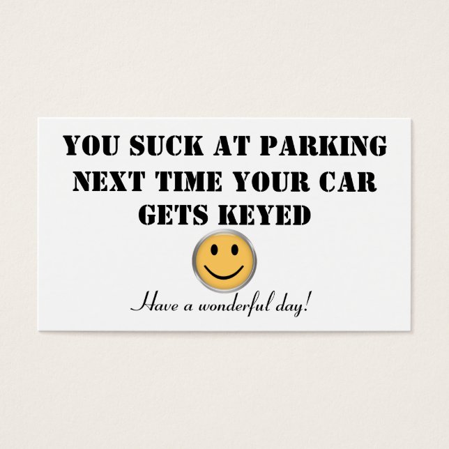 Autokarte (Vorderseite)